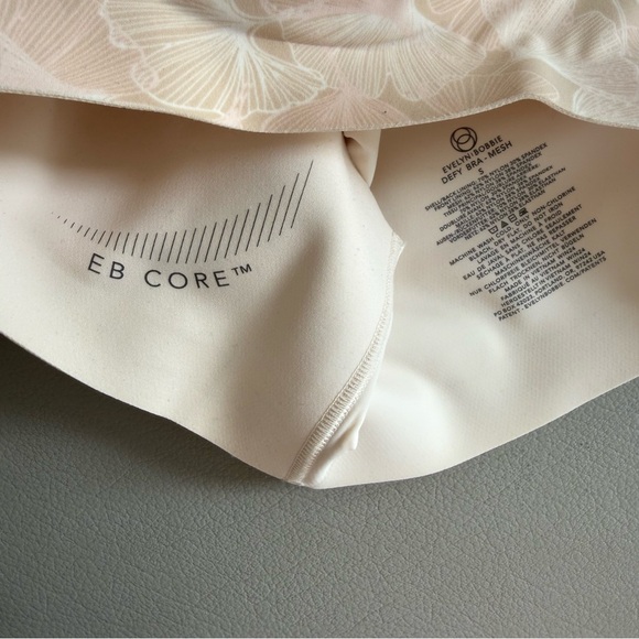 Evelyn & Bobbie Ultra Lift Defy Mesh Trimmed Seamless Wirefree Bra | Champ/Gingk - Picture 5 of 6